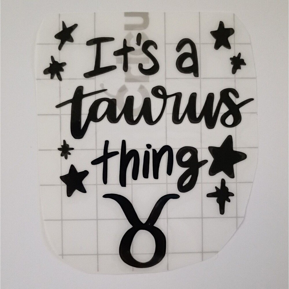 Taurus Vinyl Decal Funny Zodiac Sticker Car Window Laptop Decals 3 inch
